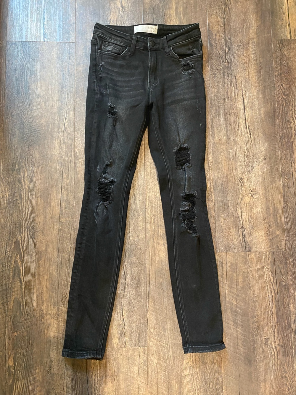 Black High-Rise Skinny Jeans